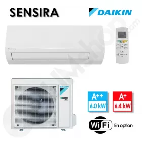 Climatiseur Réversible Daikin Sensira FTXF60D et RXF60D - 6.0 kW