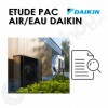 Étude et Devis pour PAC AIR/EAU Daikin
