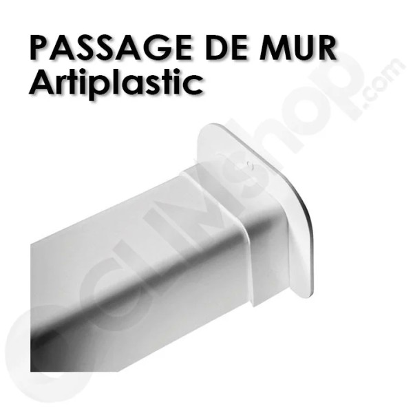 Passage de mur goulotte ARTIPLASTIC blanc 60x45 / 80x60 / 110x75