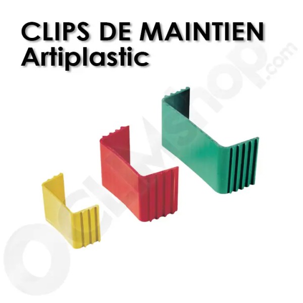 Clip de maintien pour goulotte ARTIPLASTIC 60x45 / 80x60 / 110x75