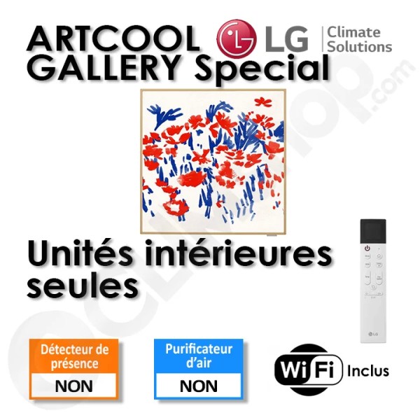 Unités intérieures ARTCOOL Gallery Special LG - A09GA1.NSE - A12GA1.NSE